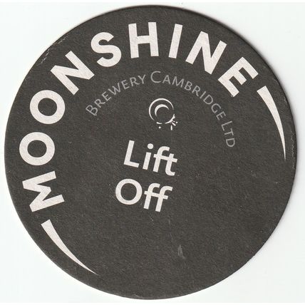 BEER MAT - MOONSHINE BREWERY - LIFT OFF - (Cat No 006) - (2023)