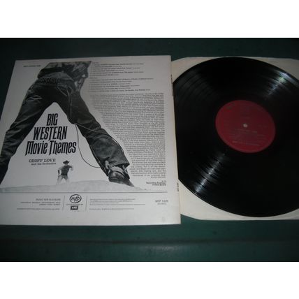 GEOFF LOVE ORCHESTRA LP LOT OF 2- BIG WESTERN MOVIE THEMES/CONCERTO MOVIE THEMES