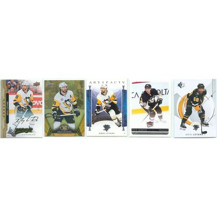 Kris Letang 17x card lot incl Gold Script