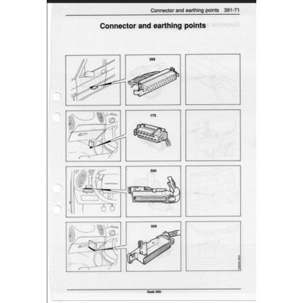 Saab 900 Electrical System Workshop Manual 1994 199321103 PDF