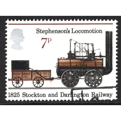 GREAT BRITAIN 1975: 150th ANNIVERSARY RAILWAYS - 7p USED (G8)
