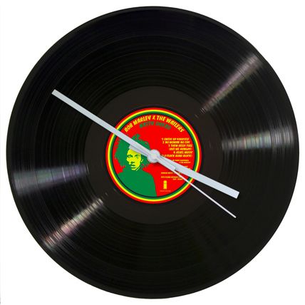 Bob Marley Record Clock Vinyl LP Natty Dread Unique Gift Reggae Fan Wall Clock
