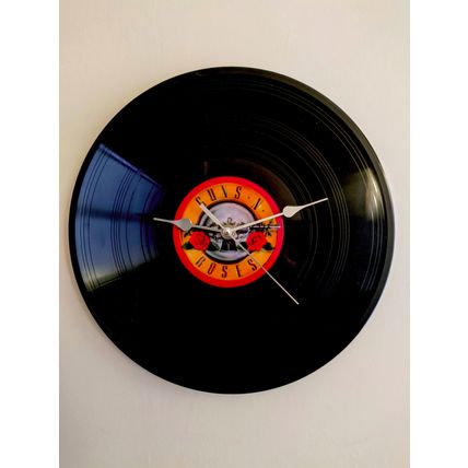 Guns N’ Roses Vinyl Record Wall Clock – Rock Music Memorabilia G'N'R