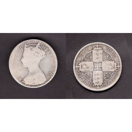 Great Britain. Victoria. Florin 1885. dy22900