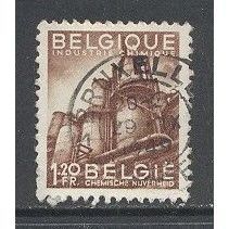 Belguim.SG1218 1f 20 Chemical Industry (Brown).Fine Used.Dec14