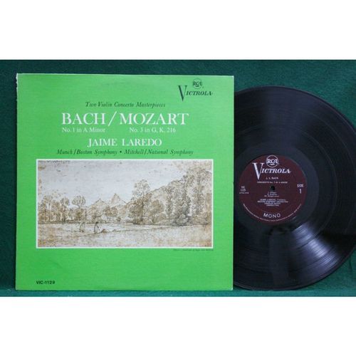 Laredo/Munch/Mitchell - Bach/Mozart Violin Concertos - VIC 1129 - EX+