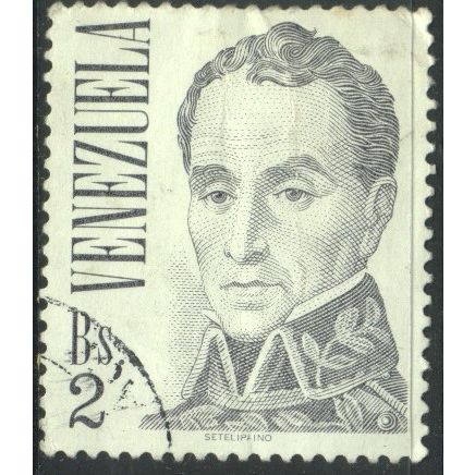 Venezuela 1976 - SG2323 - 2b grey - "Bolivar" (J.M. Espinoza) - used