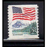 Used 2280a 25c U.S. Flag Fine CNS 1 PA6228