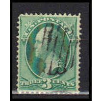 Used 147 3c George Washington Barely Clears RA0080