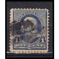 Used 219 1c Benjamin Franklin Barely Clears RA0619