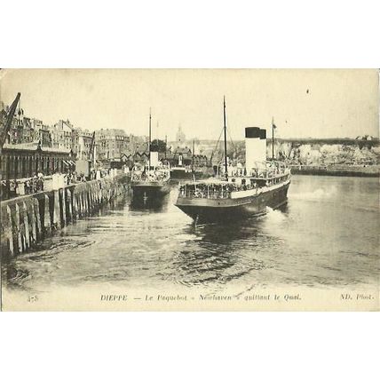 Western Railway of France SS NEWHAVEN Postcard (ND 473)