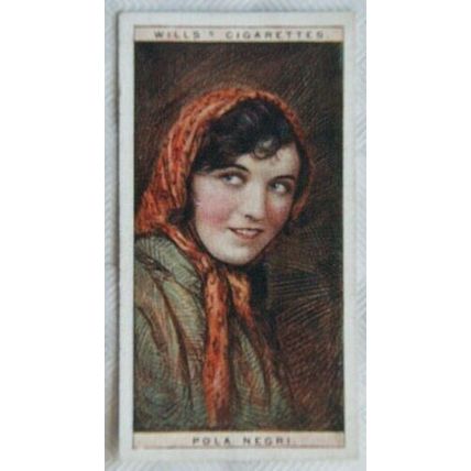 1928 Wills Cinema Stars 2nd No. 20 Pola Negri