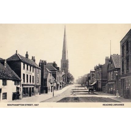 Southampton Street Reading Real Photo Postcard