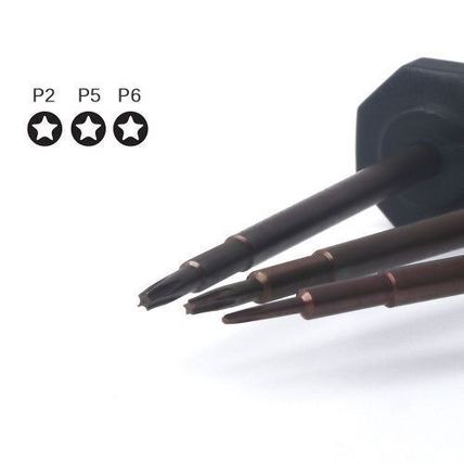 5 Pcs Laptop Repair Tool Kit - P2 0.8 mm, P5 1.2 mm, P6 1.5 mm Pentalobe Screwdr