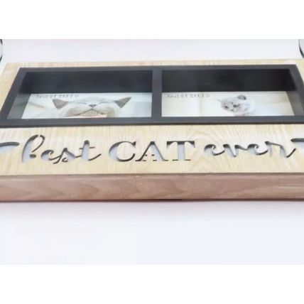 Best Cat Ever Photo Frame 19.5 CM Feline Gift Home Decor Light Up Picture