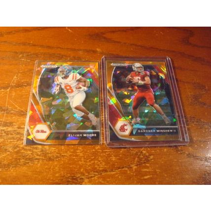2021, Prizm Draft Picks, 4-Cards ,Orange Cracked Ice Prizm, MINSHEW/DARNOLD