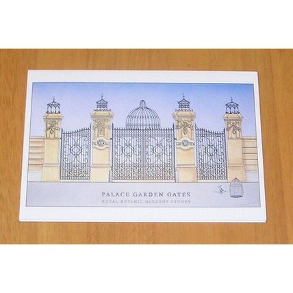 National Trust - Royal Botanic Gardens Palace Gate Sydney - Greeting Card - New