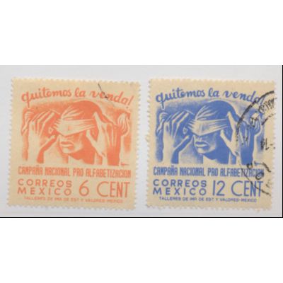 Mexico Stamps Scott #807 To 808, Used