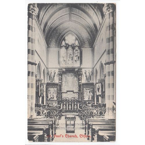 St Paul's Church Clifton Bristol Somerset Postcard