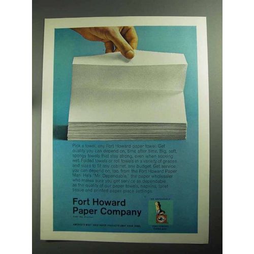 1968 Fort Howard Paper Towel Ad