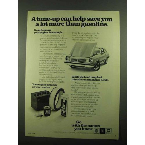 1976 AC Parts Ad - Save More Than Gasoline