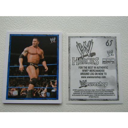 Topps - Merlin 2008 WWE Heroes Wresting Stickers 1-216 & P1-P15 Variants (EB2)