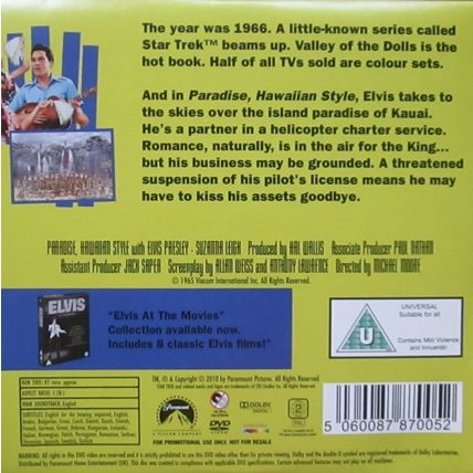 Elvis Presley In Paradise Hawaiian Style DVD Promo The Daily Mail
