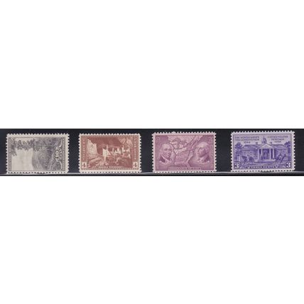 749 10c Smoky Moutains Barely Clears MNH VA0619a