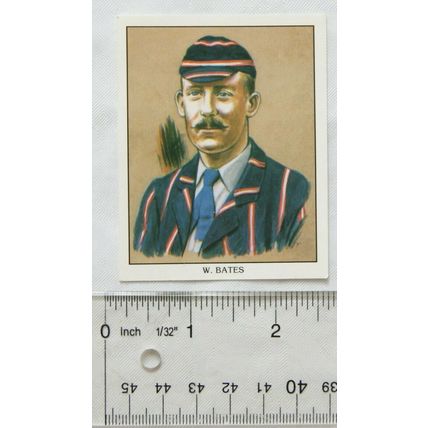 Yorkshire Test Cricketers Card No. 1 W. Bates