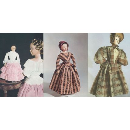 Victorian Paris French Antique Doll 3x France Dolls Postcard s