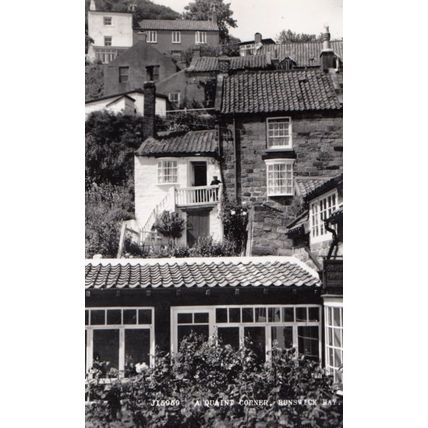 Masham Market Square Pub Umbrellas Postcard