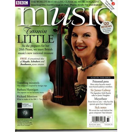 BBC Music Magazine August 2014 Tasmin Little British Music's National Treasure