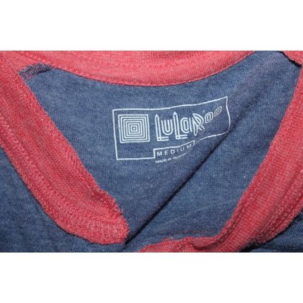 Men's Henley Shirt Size Medium Blue and Pink Mark by LulaRoe Two Tone