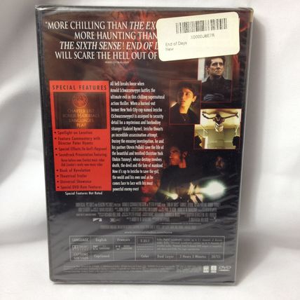 End Of Days-1999-Arnold Schwarzenegger-Widescreen-Collectors Edition-DVD-New.
