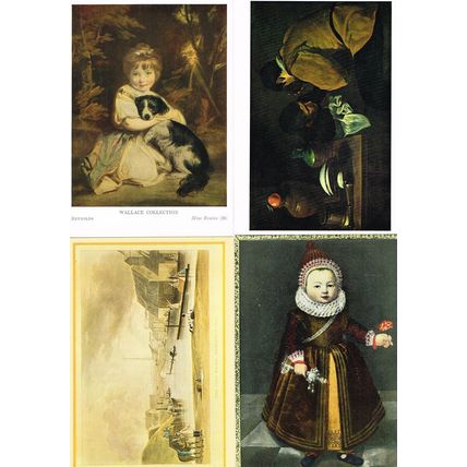 Postcards, Art, Mixed, Unposted x4, Modern, 6917, Postcard