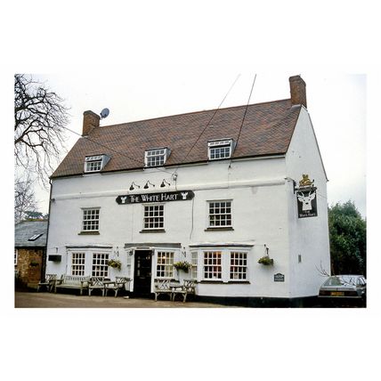 pu0803 - The White Hart Pub in Sherington , Buckinghamshire - photo 6x4
