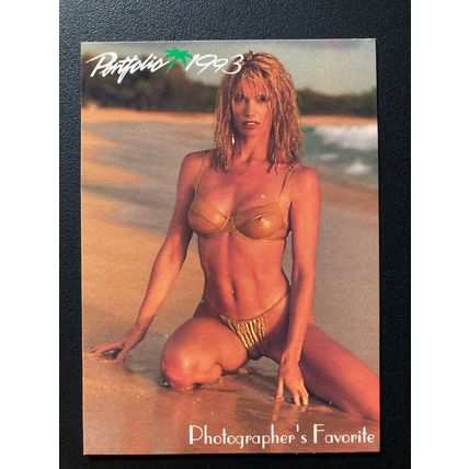Portfolio 1993 Swimsuit Issue Base trading card # 69 Kelly Emberg (A)