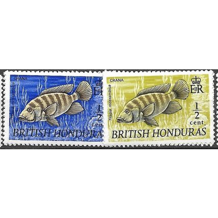 BRITISH HONDURAS 1969/1972 SG 276+277 - MNH (**)
