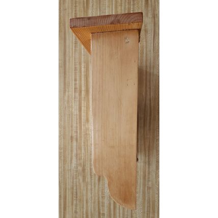 Homemade Handmade Wood 2 Heart Door Hanging Wall Shelf
