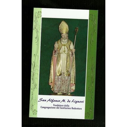 Santino - San Alfono M. de Liguori - Santuario San Gerardo di Materdomini ( Avel