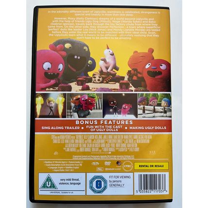UGLY DOLLS (UK DVD, 2019)