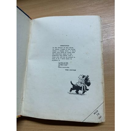 1945 "KNOCKOUT FUN BOOK 1946" ILLUSTRATED ANNUAL HARDBACK BOOK (P4)