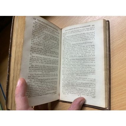 RARE* 1783 "A COLLECTION OF FARCE & ENTERTAINMENTS" THEATRE VOL 4 BOOK (T3)