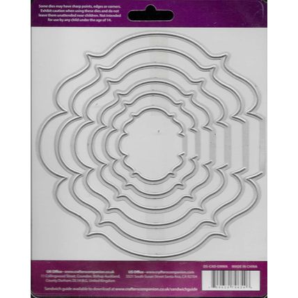 Crafter's Companion. Die'sire. Emma Die Set. Die Cutting Cardmaking Scrapbooking