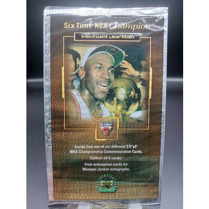 1999 UPPER DECK SIX TIME NBA CHAMPION MICHAEL JORDAN BASKETBALL PACK
