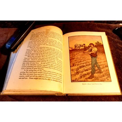 With The Children On Sunday By Sylvanus Stall 1911 Great Condition