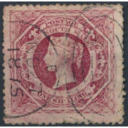 QV: 1s - New South Wales 1860 - FH - SG 170