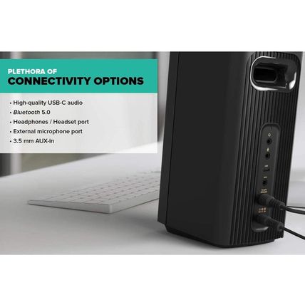 Creative T60 2.0 Compact Hi-Fi Desktop Speakers with Clear Dialog and Surround b