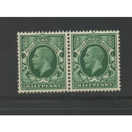 Great Britain 210, 1934-1936 1/2p King George V, VF. MNH Pair, (GB529)
