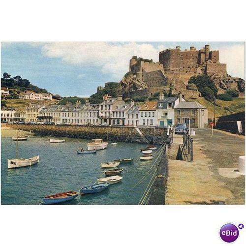 Vintage J Arthur Dixon Postcard - Mont Orgueil Castle, Gorey, Jersey - 1191277